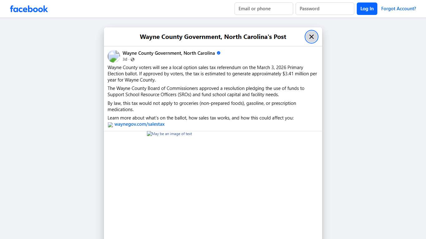 Wayne County... - Wayne County Government, North Carolina | Facebook