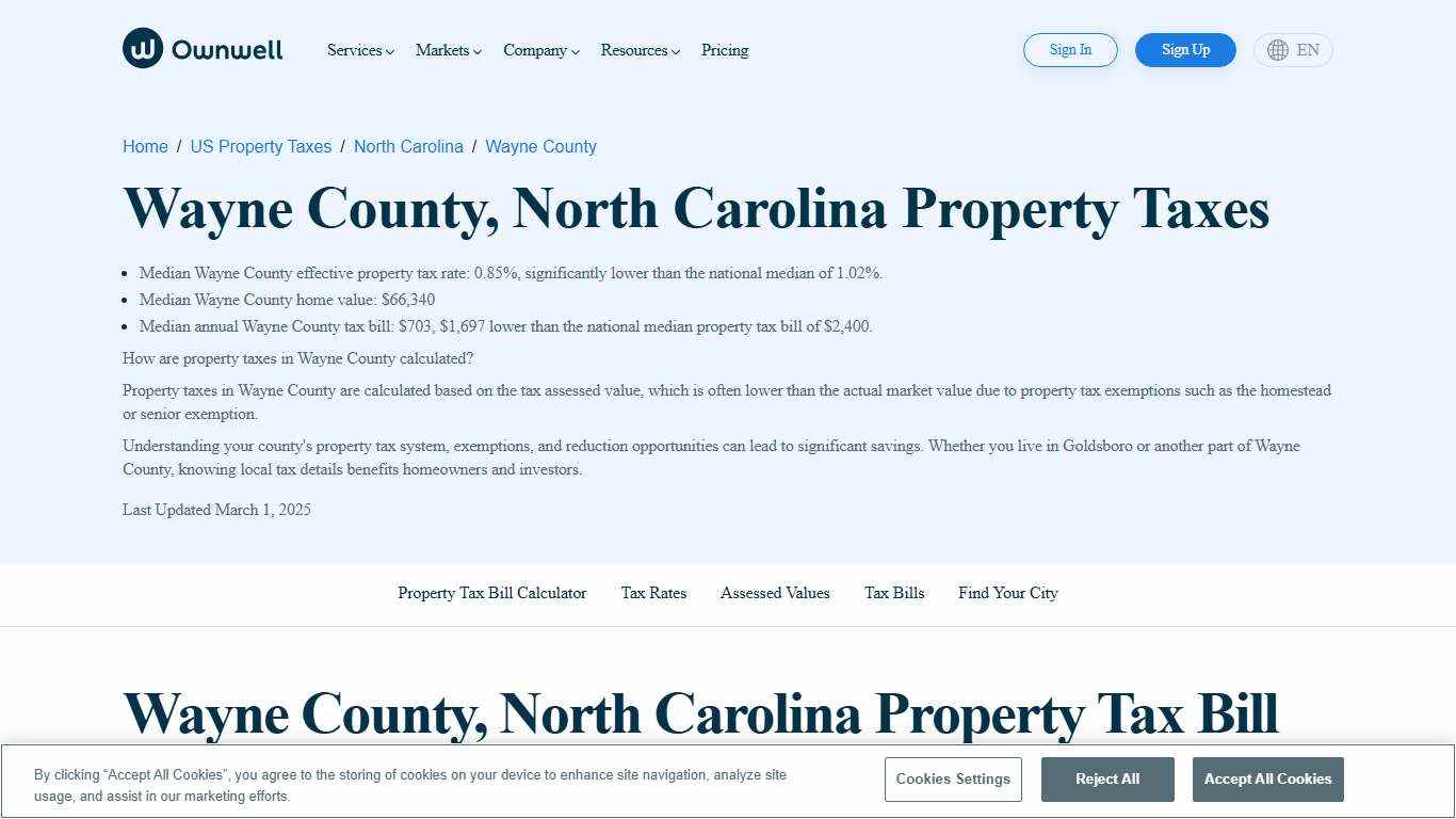 Wayne County, North Carolina Property Taxes - Ownwell