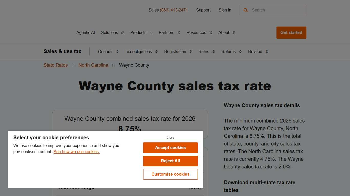 2026 Wayne County County Sales Tax Rate - Avalara
